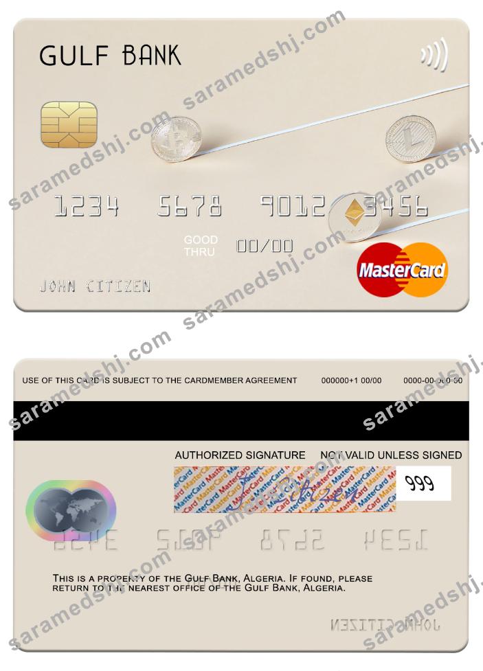 Algeria Gulf Bank mastercard